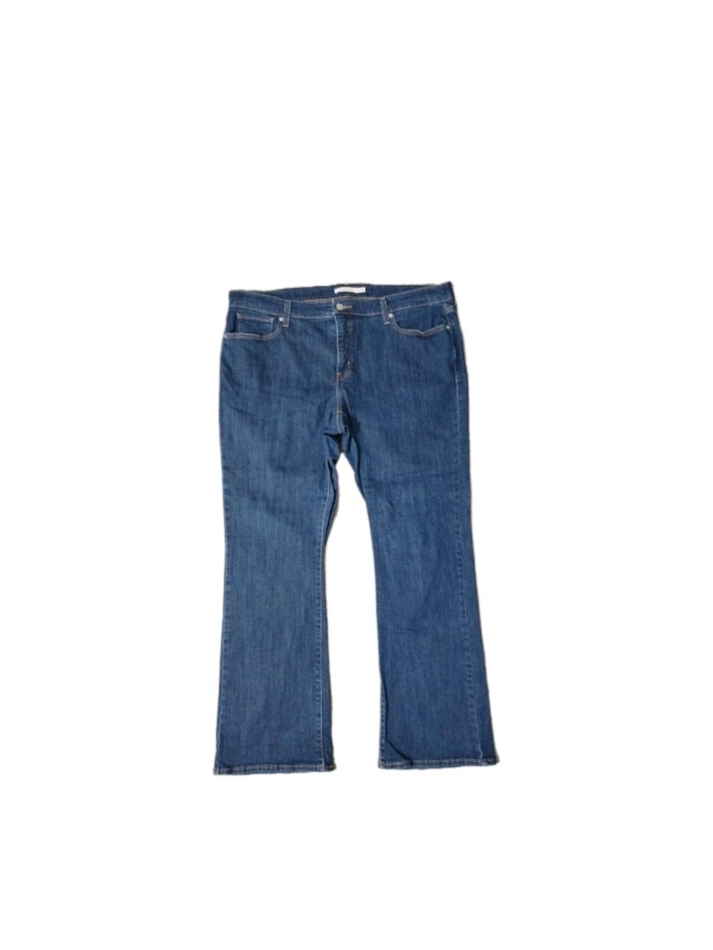 Levi's Jeans 415 Classic Bootcut Dark Distressed Stretch Women's Size 16W